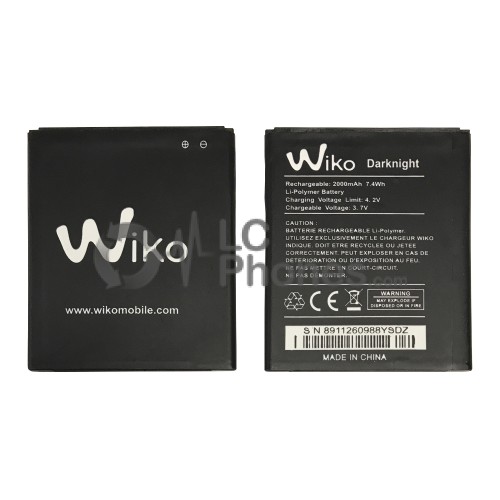 Wiko Darknight - Battery 2000mAh 7.4Wh