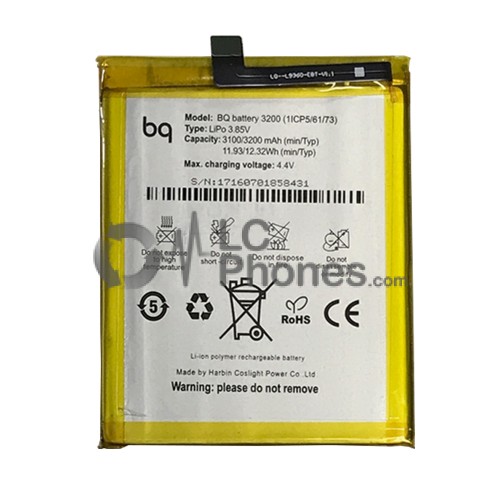 BQ Aquaris X5 Plus - Battery 3200mAh 12.32Wh