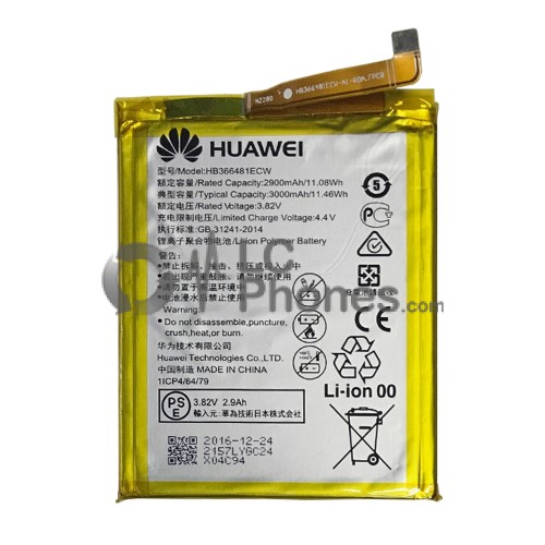 Huawei Ascend Y5 Prime (2018) / Y7 Prime (2018) / P Smart /  P8 Lite 2017 /  P9 / P9 Lite / P10 Lite / Honor 8 / GR3 / P20 Lite / Y6 2018 ATU-L21  - Battery HB366481ECW 3000mAh 11.46Wh