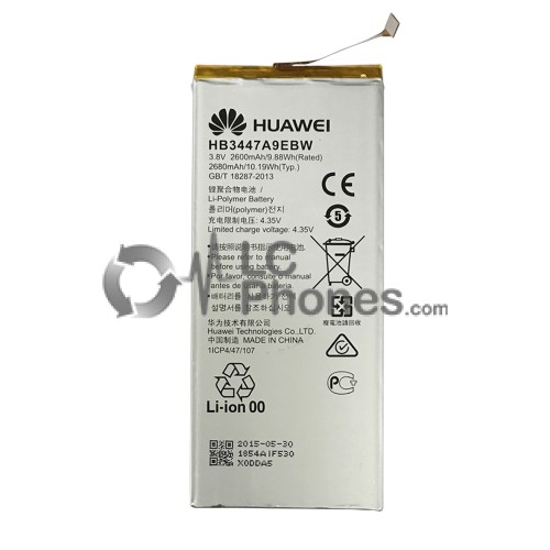 Huawei Ascend P8 - Battery HB3447A9EBW 2600mAh 9.88Wh