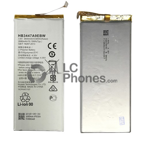 Huawei Ascend P8 - Battery HB3447A9EBW 2600mAh 9.88Wh