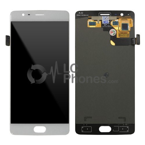 OnePlus 3 / 3T - Full Front LCD Digitizer White