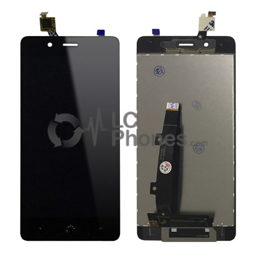 BQ Aquaris X5 Plus - Full Front LCD Digitizer Black