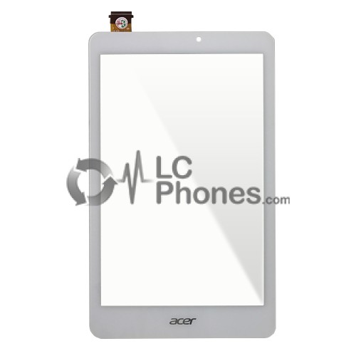 Acer iconia Tab W1-810 - Front Glass Digitizer White