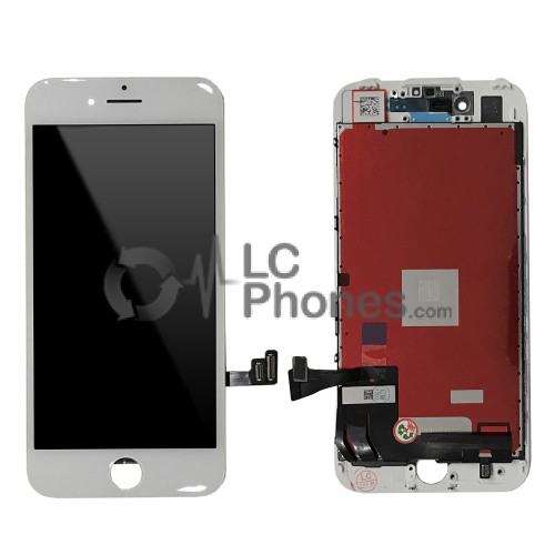 iPhone 7 - LCD Digitizer White with Plates EBS