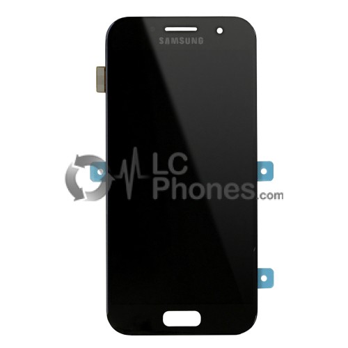 Samsung Galaxy A3 2017 A320 - Full Front LCD Digitizer Black < Service Pack >