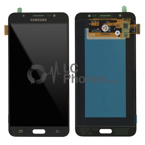 Samsung Galaxy J7 2016 J710 - Full Front LCD Digitizer Black (Original Remaded)