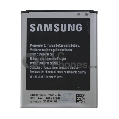 Samsung Galaxy Grand I9082, I9080, Grand Neo I9060, i9060i - Battery EB535163LU 2100mAh 7.98Wh