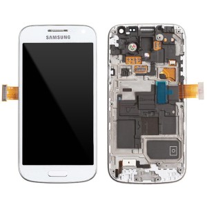 Samsung Galaxy S4 Mini I9195 - Full Front LCD Digitizer With Frame White ( Refurbished )