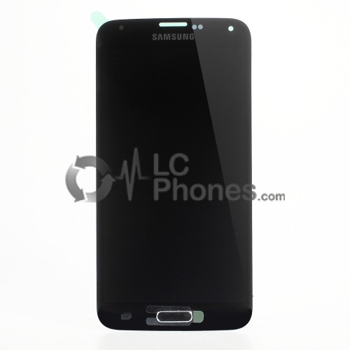 Samsung Galaxy S5 G900F - Full Front LCD Digitizer Black < Service Pack >