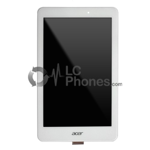 Acer Iconia Tab B1-810 - Full Front LCD Digitizer With Frame White