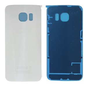 Samsung Galaxy S6 Edge G925 - Battery Cover White with Adhesive