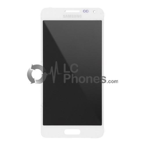 Samsung Galaxy Alpha G850F - Full Front LCD Digitizer White < Service Pack >