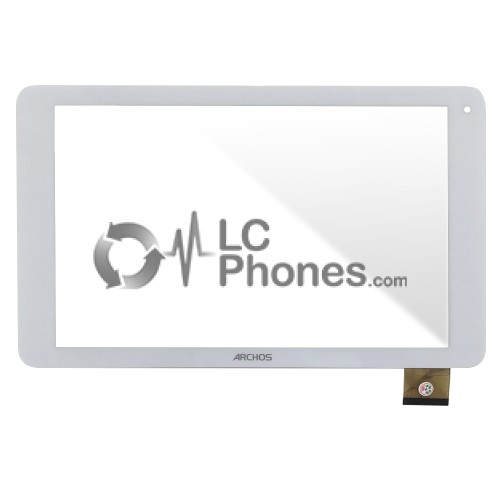 Universal 10.1 inch / Archos 101c Platinum - Front Glass Digitizer White