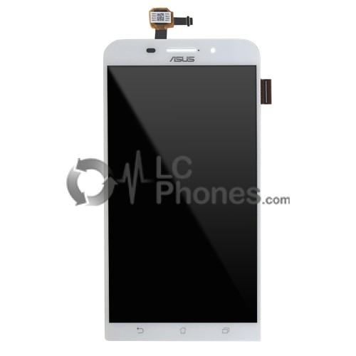 Asus Zenfone Max ZC550KL - Full Front LCD Digitizer White