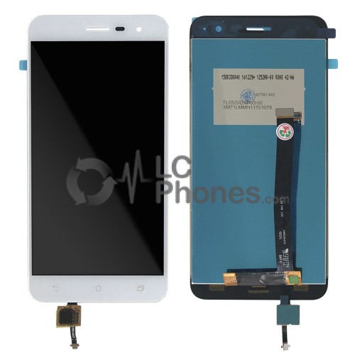 Asus Zenfone 3 ZE520KL - Full Front LCD Digitizer White