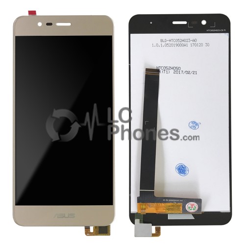 Asus Zenfone 3 Max ZC520TL - Full Front LCD Digitizer Gold