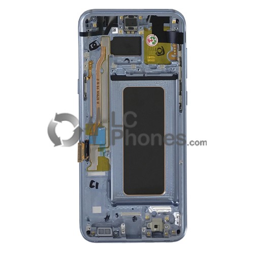 Samsung Galaxy S8 Plus G955F - Full front LCD Digitizer With Frame Blue < Service Pack >