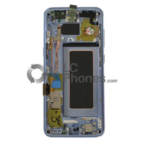 Samsung Galaxy S8 G950F - Full Front LCD Digitizer With Frame Blue < Service Pack >