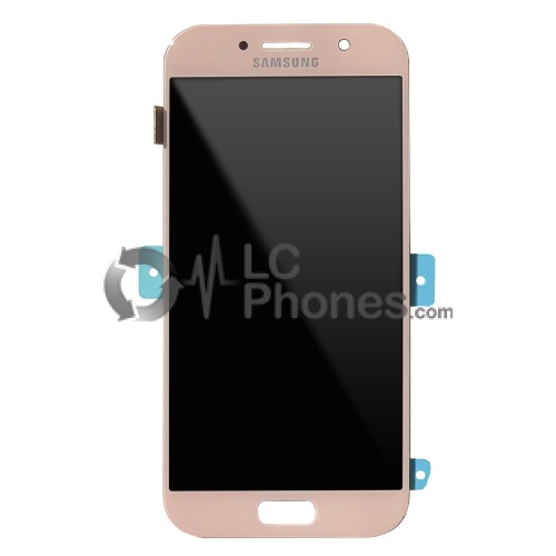 Samsung Galaxy A5 2017 A520 - Full Front LCD Digitizer Pink < Service Pack >