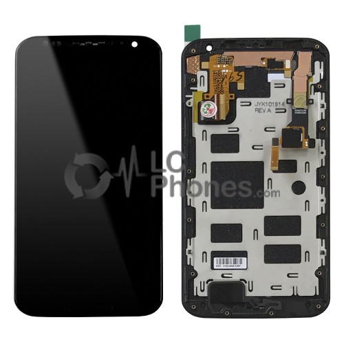 Motorola Moto X 2nd Gen XT1097 - Full Front LCD Digitizer with Frame Black