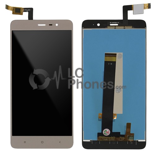 Xiaomi Redmi Note 3 Special Edition - Full Front LCD Digitizer Gold