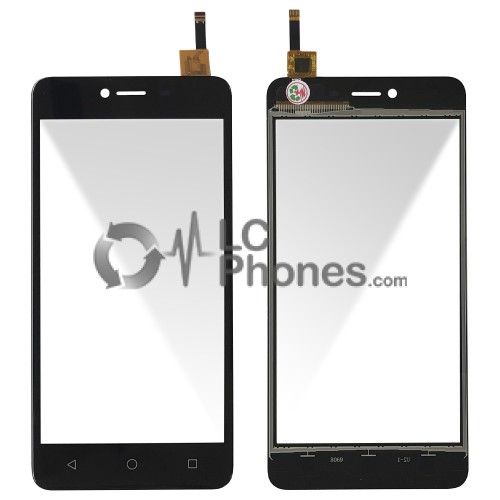 Wiko Jerry Max - Front Glass Digitizer Black