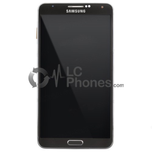 Samsung Note 3 N9000 - Full Front LCD Digitizer with Frame Black < Service Pack >