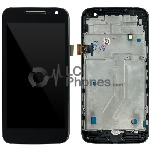 Motorola Moto G4 Play  XT1601 - Full Front LCD Digitizer with Frame Black