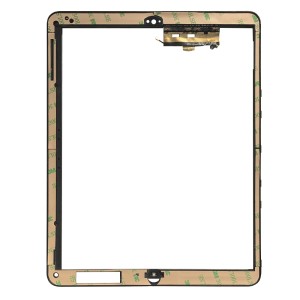 iPad 1 3G - Middle Frame Plastic Black with Home Button Board and Holder