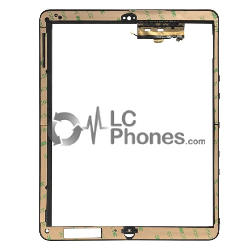 iPad 1 3G - Middle Frame Plastic Black with Home Button Board and Holder