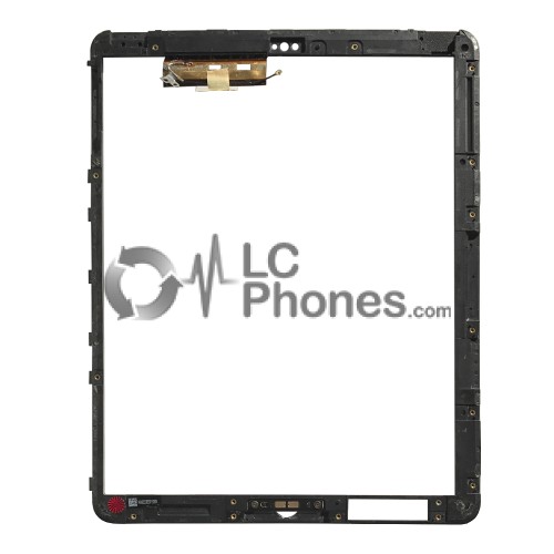 iPad 1 3G - Middle Frame Plastic Black with Home Button Board and Holder