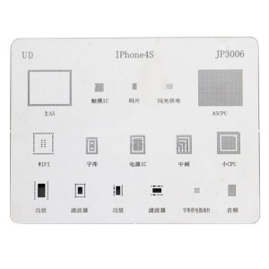 IC Repair BGA Rework Reballing Stencil Template for iPhone 4S