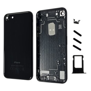 iPhone 7 - Back Cover Housing With Side Buttons Jet Black