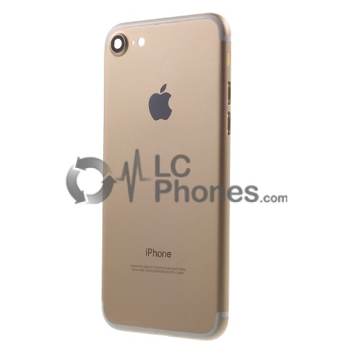 iPhone 7 - Back Cover Housing With Side Buttons Gold