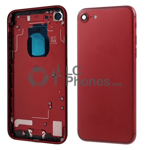 iPhone 7 - Back Cover Housing With Side Buttons Red Edition