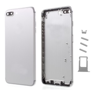 iPhone 7 Plus - Back Cover Housing With Side Buttons Silver