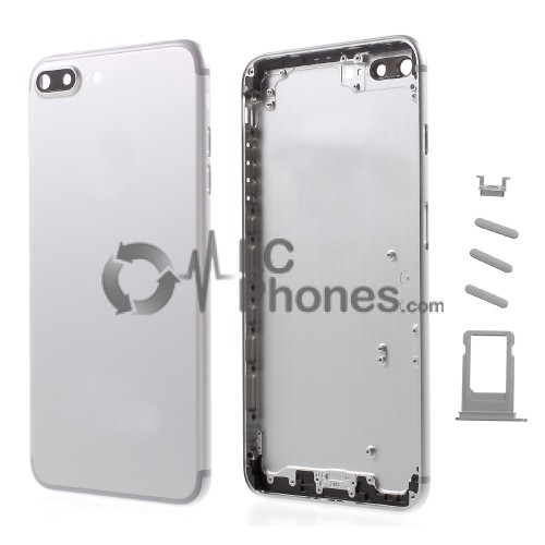 iPhone 7 Plus - Back Cover Housing With Side Buttons Silver