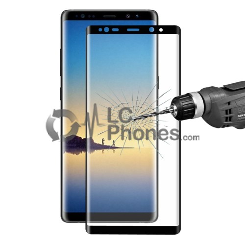 Samsung Galaxy Note 8 N950 - 3D Full Covered Tempered Glass Black