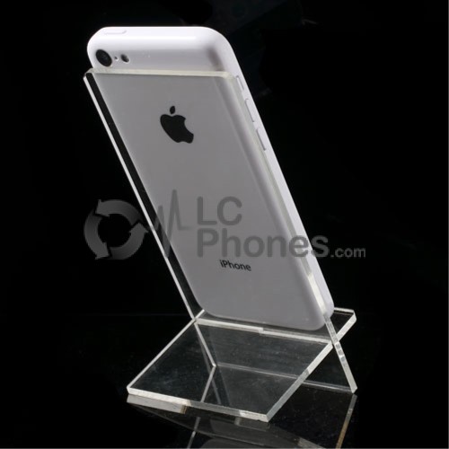 Clear Acrylic Two-Piece Cross Design Phone Exhibition Display Stand Holder 10X