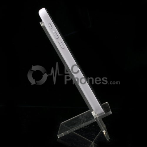 Clear Acrylic Two-Piece Cross Design Phone Exhibition Display Stand Holder 10X