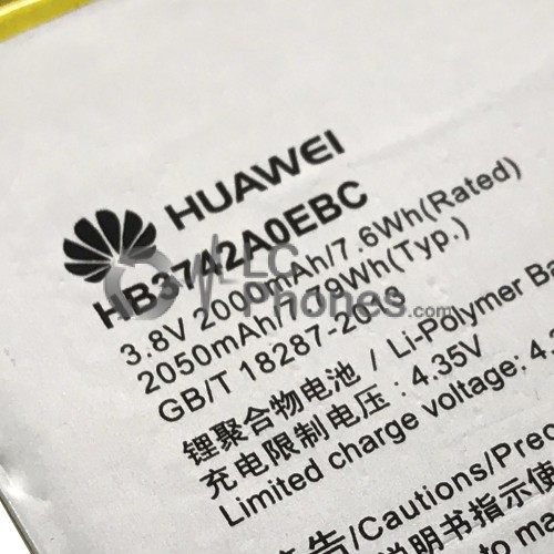 Huawei Ascend P6 / G6 - Battery HB3742A0EBC 2000mAh 7.6Wh