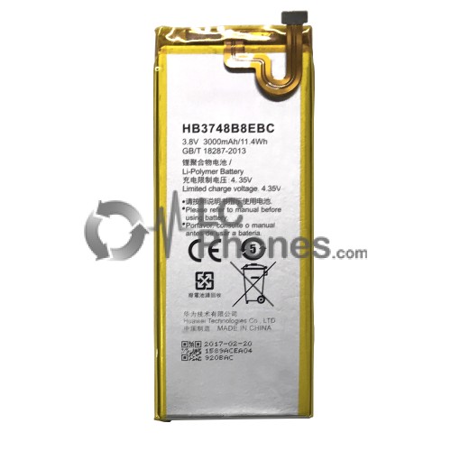 Huawei Ascend G7 - Battery HB3748B8EBC 3000mAh 11.4Wh