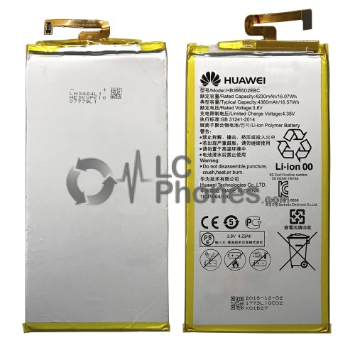 Huawei Ascend P8 Max - Battery HB3665D2EBC 4230mAh 16.07Wh