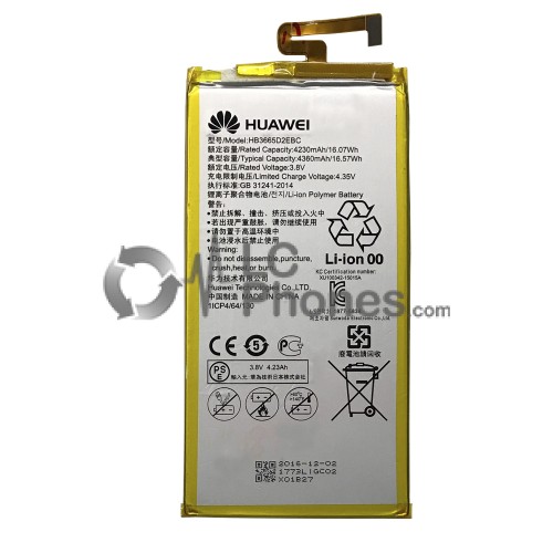 Huawei Ascend P8 Max - Battery HB3665D2EBC 4230mAh 16.07Wh