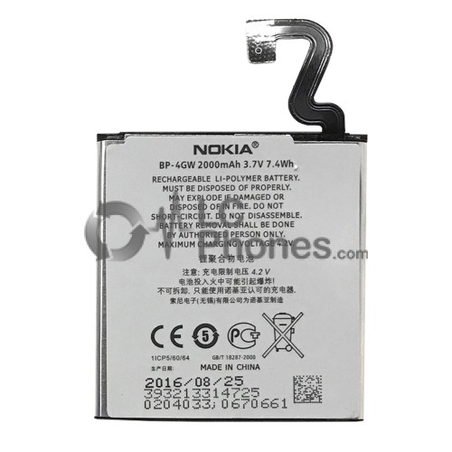 Nokia Lumia 920 - Battery BP-4GW 2000mAh 7.4Wh