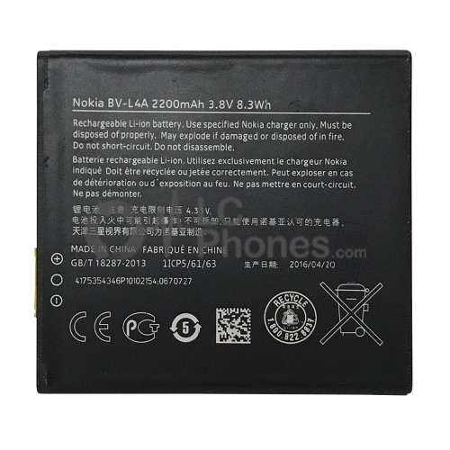 Nokia Lumia 830 - Battery BV-L4A 2200mAh 8.3Wh