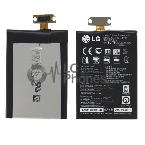 LG Nexus 4 E960 / Optimus G E975 - Battery BL-T5 2100mAh 8.0Wh