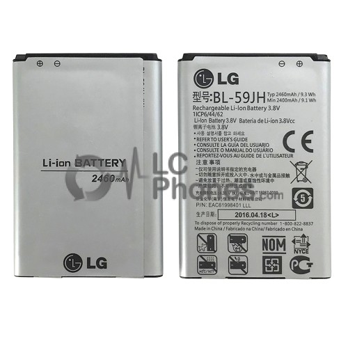 LG Optimus L7 II P710 P715 - Battery BL-59JH 2460mAh 9.3Wh