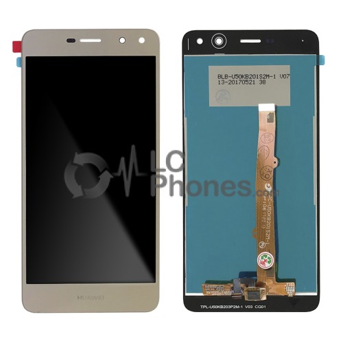 Huawei Ascend Y6 2017 / Nova Young - Full Front LCD Digitizer Gold